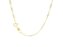 Corrente Singapura 60cm Feminina C10-60 Folheado Ouro 18k - Imagem 1