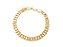 PULSEIRA MASCULINA FOLHEADO A OURO 18K ANTIALÉRGICO PS100 - Imagem 1