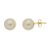 Brinco Folheado A Ouro 18k Perola 12mm Cirillo Semijoias Antialérgico - Imagem 1