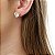 Brinco Zircônia 1cm Coração 3089 Folheado Ouro 18k - Imagem 2