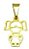 Pingente Menina Feminino Cirillo Folheado 18k 274 - Imagem 2