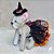Fantasia Pet Bruxa Halloween Saia de Tule e Chapéu Regulável - Imagem 1