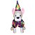 Conjunto Pet Bandana e Chapéu Regulável Palhaço Carnaval - Imagem 1