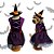 Conjunto Vestido e Chapéu Pet Halloween - Imagem 1