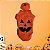 Conjunto pet Halloween Roupa e Chapéu Abóbora - Imagem 2