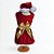 Conjunto Vestido e Gorro Mamãe Noel Pet Luxo Natal - Imagem 2