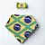 Conjunto Pet Bandana e Laço Brasil Copa do Mundo - Imagem 3