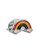 Berloque Arco Iris - Folheado a prata - Imagem 1