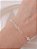 Pulseira mini folhas - Folheado a prata - Imagem 1