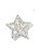 Berloque Estrela cravejada - Folheado a prata - Imagem 1