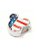 Berloque Mickey USA - Folheado a prata - Imagem 1