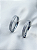 Par de Aliança diamantada 3mm - Aço Inox - Imagem 1