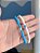 Pulseira Conexão de Casal - Azul e Bege - Imagem 2