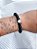 Pulseira Conexão de Casal - Howlita Branca e Ágata Negra - Imagem 3