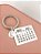 Chaveiro Personalizado Calendário Data Especial - Prata 925 - Imagem 1