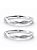 Par de Aliança Mônaco sem pedra - Prata 950 - Imagem 2