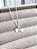 Colar dumbbell liso Crossfit - Prata 925 - Imagem 1