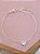 Pulseira ponto de luz cristal - Folheado a prata - Imagem 1