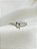 Anel solitario mini love Cristal - Prata 950 - Imagem 1