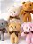 Chaveiro mini urso - Cor sortida - Imagem 1