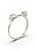 Anel Solitário Orelha de Urso - Prata 950 - Imagem 1