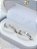 Par de Aliança Holanda 3mm com pedra - Aço Inox - Imagem 2