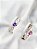 Par de Aliança Diamantada 2mm + Solitário Love Rosa e Roxo - Prata 950 - Imagem 2