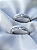 Par de Aliança Diamantada 2mm + Solitários Butterfly - Prata 950 - Imagem 2