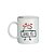 Caneca de Porcelana Flork Meme Dia dos Namorados 300ml - Imagem 1