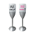Taça Champanhe Jateada Team Bride Degradê Prata 170ml - Imagem 5