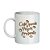 Caneca de Porcelana 300ml - Dia dos Pais - Café Quente, Papai Presente - Imagem 1