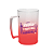 Caneca de Chopp Degradê 450ml - Carnaval - Vou Beber O Tanto Que Trabalhei - Imagem 1