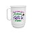 Caneca de Alumínio Moscow 400ml - Carnava l- Bloquinho já chegou agora a festa do brunão -  - Personalizado - Imagem 1