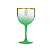 Taça de Gin Degradê com Borda Metalizada Dourada - Personalizada - Imagem 6