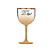 Taça de Gin Degradê com Borda Metalizada Rosê Gold - Personalizada - Imagem 4