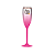 Taça de Champanhe Degradê com Borda Rose 150ml Personalizadaalizada - Imagem 7
