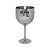 Taça de Gin Metalizada Prata 550ml Personalizada - Imagem 1