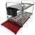 KIT MAK.INOX ESCORREDOR 16 PRATOS MONTADO PORTA TALHER PLASTICO 20.16 + BANDEJA COLETORA AGUA VERM - Imagem 1