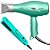 KIT TAIFF - SECADOR PROFISSIONAL FOX ION 3 SOFT GREEN 2200W 220V + PRANCHA STYLE AZUL TIFFANY 210ºC - Imagem 1