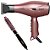 KIT - SECADOR TAIFF FOX ION 3 ROSÊ 2200W 220V + PROART ESC. PROFESSIONAL VENT PRO ROSA 20MM - EPT04B - Imagem 1