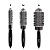 KIT - SECADOR GAMA SENSI 4D THERAPY 2500W NIGHT BV + PROART ESCOVA PROF VENT PRO PRATA 50MM - EPT03B - Imagem 2