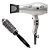 KIT - SECADOR PARLUX 385 POWER LIGHT PRATA 2150W 220V + PROART ESCOVA VENT PRO PRATA 33MM - EPT02B - Imagem 1