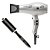 KIT - SECADOR PARLUX 385 POWER LIGHT PRATA 2150W 220V + PROART ESCOVA METALICA PRO PRATA 15MM EPM10B - Imagem 1