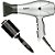 KIT - SECADOR TAIFF FOX ION PRATA 2000W 127V + PROART ESCOVA METALICA PRO PRATA 38MM EPM12B - Imagem 1