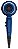 KIT - SECADOR PARLUX ALYON NIGHT BLUE 2250W 220V + ESCOVA PROART RICCI PERFETTI 98105HKH `G` - Imagem 3