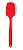 ESPATULA DE SILICONE 26,5X5,8CM VERMELHO MAK INOX 2203I - Imagem 1