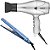 KIT - SECADOR PROF. TAIFF FOX ION S PRATA 2100W 127V + PRANCHA PROF GAMA ELEGANCE BLUE TITANIO 230ºC - Imagem 1