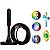 ANTENA DIGITAL INTERNA HDTV UHF 3.5 DBI CABO 3 METROS - Imagem 1