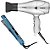 KIT - SECADOR TAIFF FOX ION S PRATA 2100W 220V + PRANCHA GAMA STARLIGHT W&L BLUE TITANIUM 3D 230ºC - Imagem 1