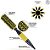 KIT - SECADOR TAIFF BLACK ION 2000W 127V + ESVOVA MQ PRIME THERMAL CERAMIC CERDAS MISTAS 1795 19MM - Imagem 3